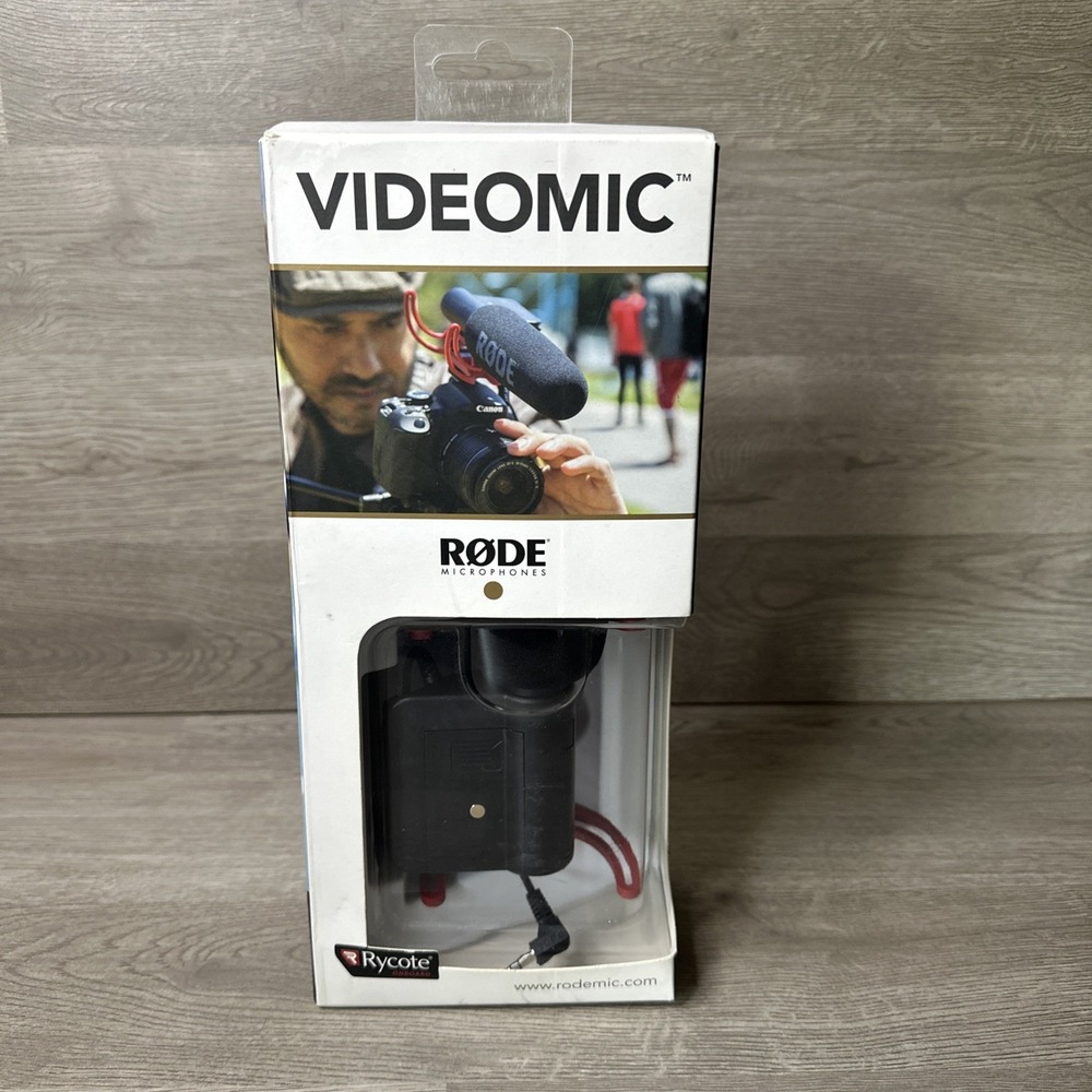 Rode VideoMic Camera-Mount Shotgun Microphone with Rycote Lyre Shock Mounting